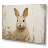 Bunny S Curious Flower Charm - Rabbit Wall Art Prints