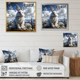 Mighty Rabbit Mountain Top - Rabbit Bedroom Wall Art