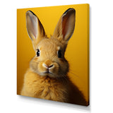 Whimsical Yellow Rabbit - Rabbit Wall Decor