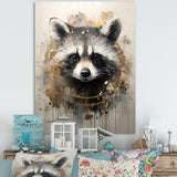 Mischief Raccoon Portrait - Raccoon Wall Decor