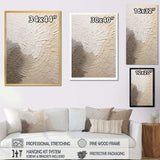 Graceful Minimalism Beige Muted Art - Abstract Canvas Wall Art