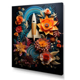 A Surrealism Space Shuttle Launch - Rocketship Canvas Wall Art