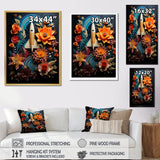 A Surrealism Space Shuttle Launch - Rocketship Canvas Wall Art