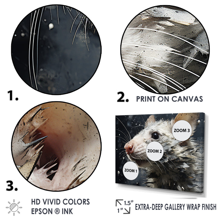 Squeaky Rodent Painting - Rodent Canvas Wall Art