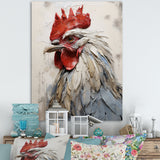 Loyal Rooster Portrait - Rooster Wall Decor