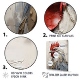 Loyal Rooster Portrait - Rooster Wall Decor