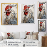 Loyal Rooster Portrait - Rooster Wall Decor