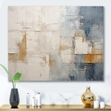 Beige And Gold Minimalism Scandinavian I - Landscapes Canvas Wall Art