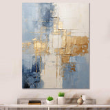 Beige And Gold Minimalism Scandinavian II - Landscapes Canvas Wall Art