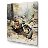 Classic Vintage Scooter - Scooter Canvas Wall Art