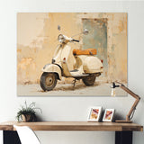 Vintage Scooter Adventures - Scooter Canvas Wall Art