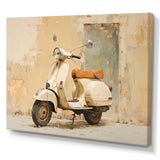 Vintage Scooter Adventures - Scooter Canvas Wall Art