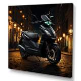 Scooter Serenity City Adventure - Scooter Canvas Wall Art