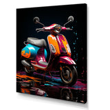 Pop Art Scooter Blaze - Scooter Canvas Wall Art