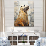 Magnificent Sea Lion - Sea Lion Canvas Wall Art