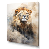 Majestic King Of Lions - Lion Canvas Wall Art