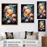 Seashells In A Cosmic Galaxy - Seashell Living Room Wall Art