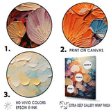 Coastal Harmony Dreamscape - Seashell Canvas Wall Art