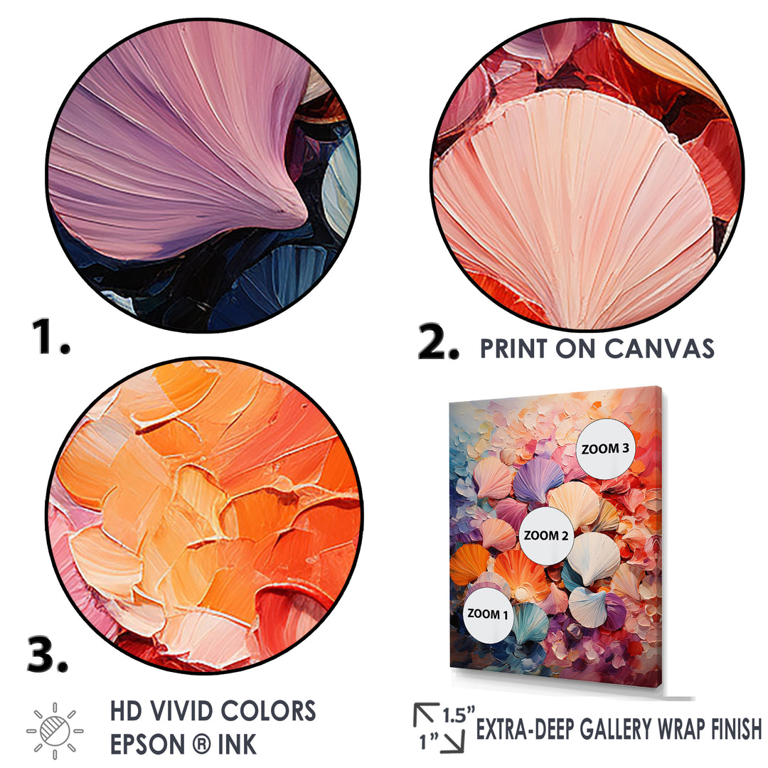Seashells Wonders On The Coast - Seashell Wall Decor