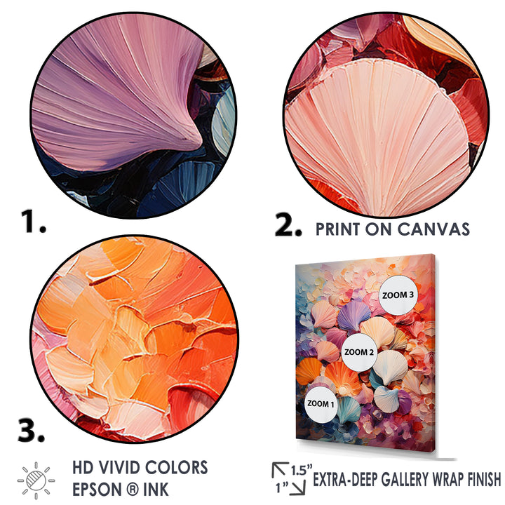 Seashells Wonders On The Coast - Seashell Wall Decor