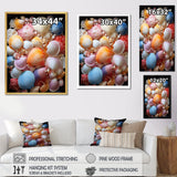 Seashells On Dreamy Tide - Seashell Framed Canvas Art
