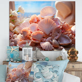 Romanticism Seashells - Seashell Canvas Wall Art