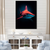 Red Shark Photo Haven - Shark Home Decor Art
