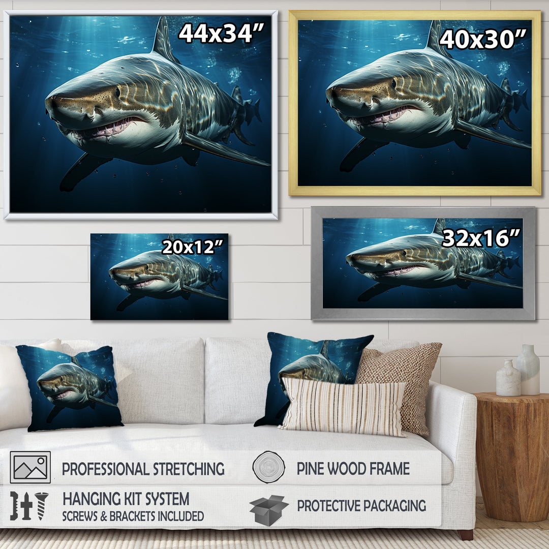 Oceans Blue Ghost Shark Photography - Shark Wall Decor