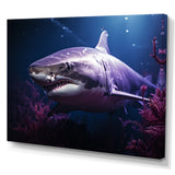 Oceans Purple Ghost Shark Photography - Shark Wall Art Prints