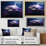 Oceans Purple Ghost Shark Photography - Shark Wall Art Prints