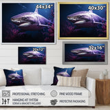 Oceans Purple Ghost Shark Photography - Shark Wall Art Prints