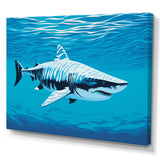 Tiger Shark Territory - Shark Living Room Wall Art