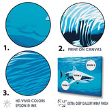 Tiger Shark Territory - Shark Living Room Wall Art