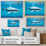 Tiger Shark Territory - Shark Living Room Wall Art