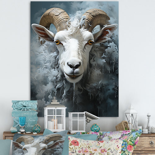 Moody Minimalism Sheep - Sheep Wall Decor