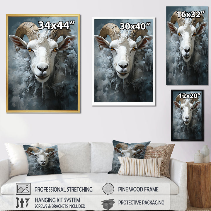 Moody Minimalism Sheep - Sheep Wall Decor