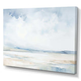 Minimalism Cloudy Sky Scenery II - Landscapes Canvas Wall Art