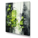 Lime Lofts Skyscraper City Horizon II - Architecture Canvas Wall Art