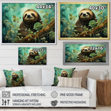 Sloth Jade Journey - Sloth Wall Art Prints