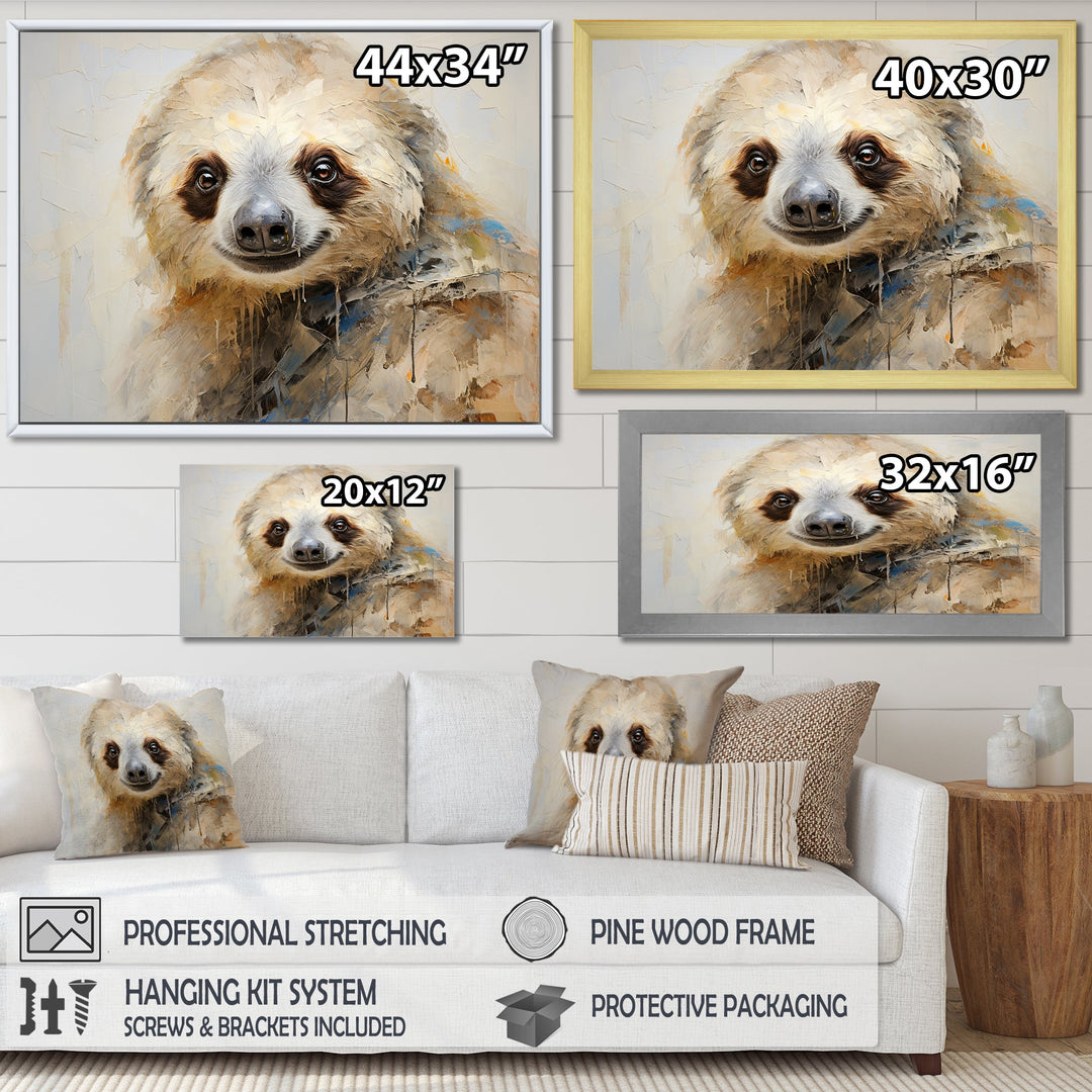 Thoughtful Sloth - Sloth Wall Art Prints