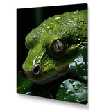 Coiled Emerald Snake - Snake Wall Decor