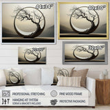 Japan Surreal Bonzai Serpentine Solitude - Landscapes Canvas Wall Art