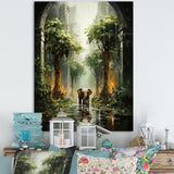 Elephant Gentle Giants Of Temple - Elephant Wall Decor