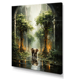 Elephant Gentle Giants Of Temple - Elephant Wall Decor