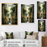 Elephant Gentle Giants Of Temple - Elephant Wall Decor