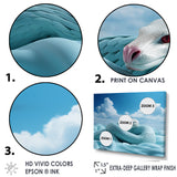 Cyan Snake Serpentine Sky - Snake Wall Decor