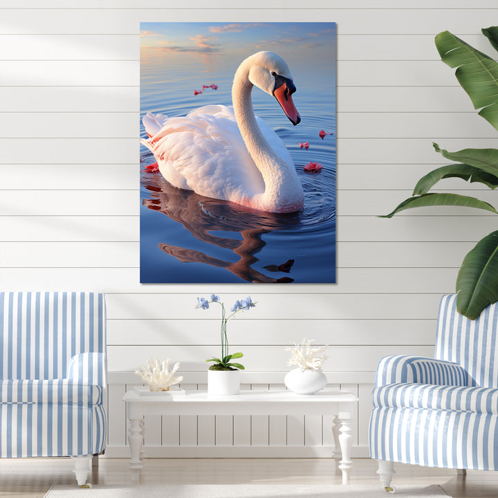 Swans Serenity Photo - Swans Wall Decor
