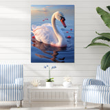 Swans Serenity Photo - Swans Wall Decor