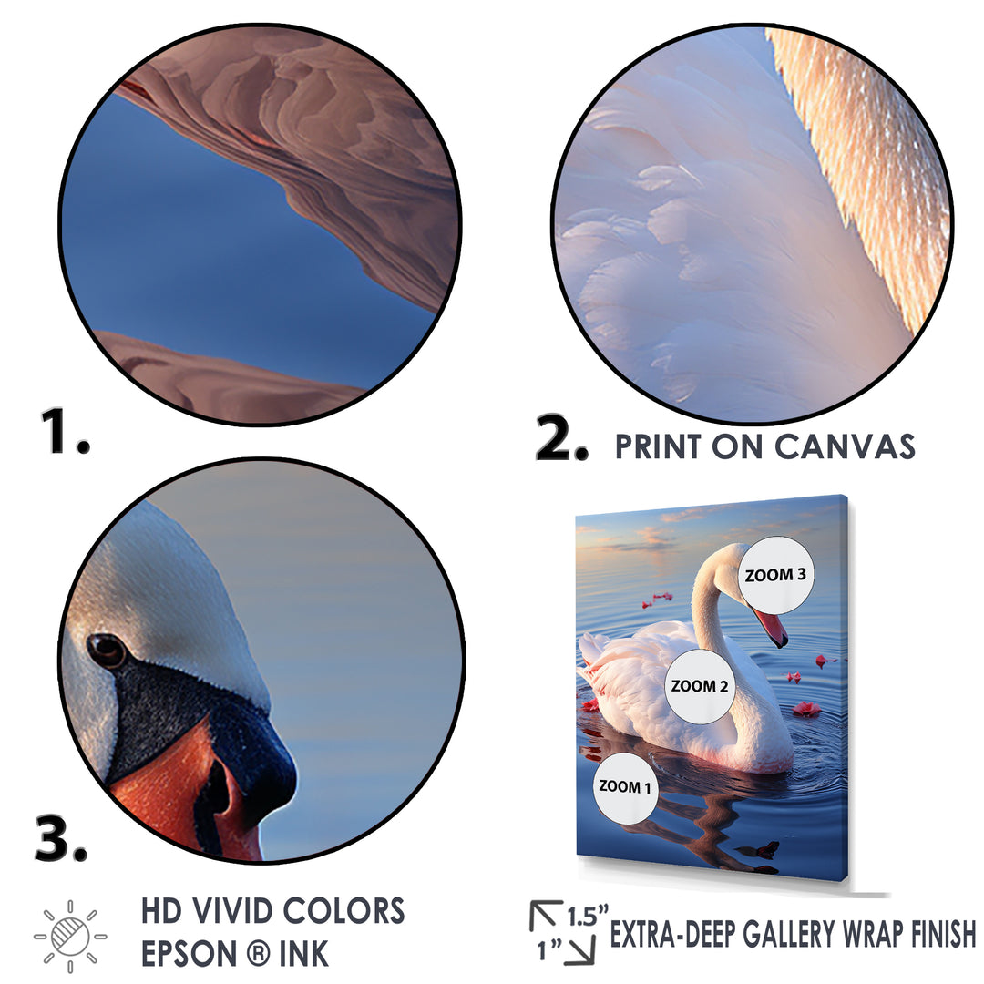Swans Serenity Photo - Swans Wall Decor