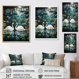 Swans Eternal Love - Swans Living Room Wall Art
